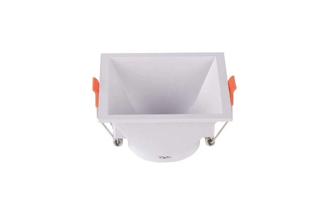 York IP20 GU10 armatuur - Mat Wit - Verdiept - Vierkant