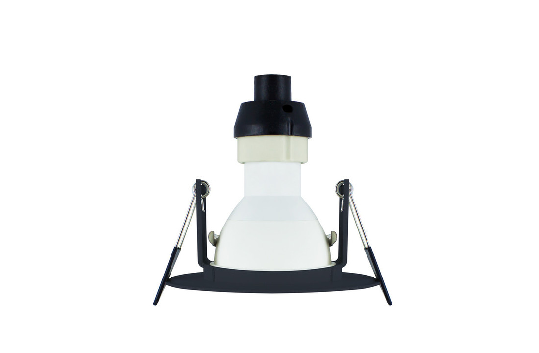 Dimbare IP65 LED inbouwspot - Bari - Mat Zwart - Brandwerend