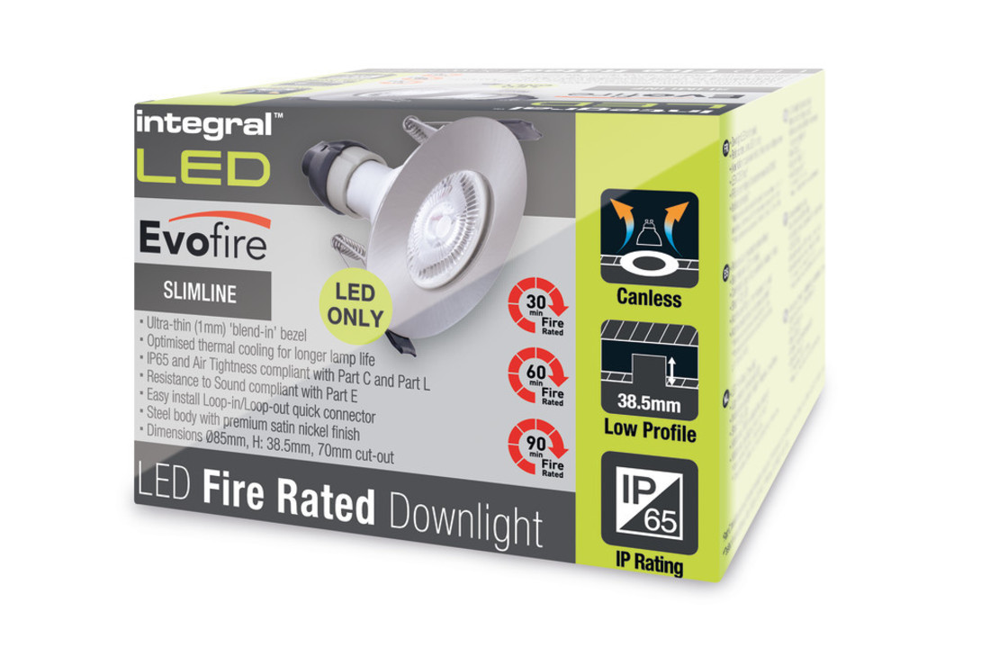 Dimbare IP65 LED inbouwspot - Baris- RVS - Brandwerend