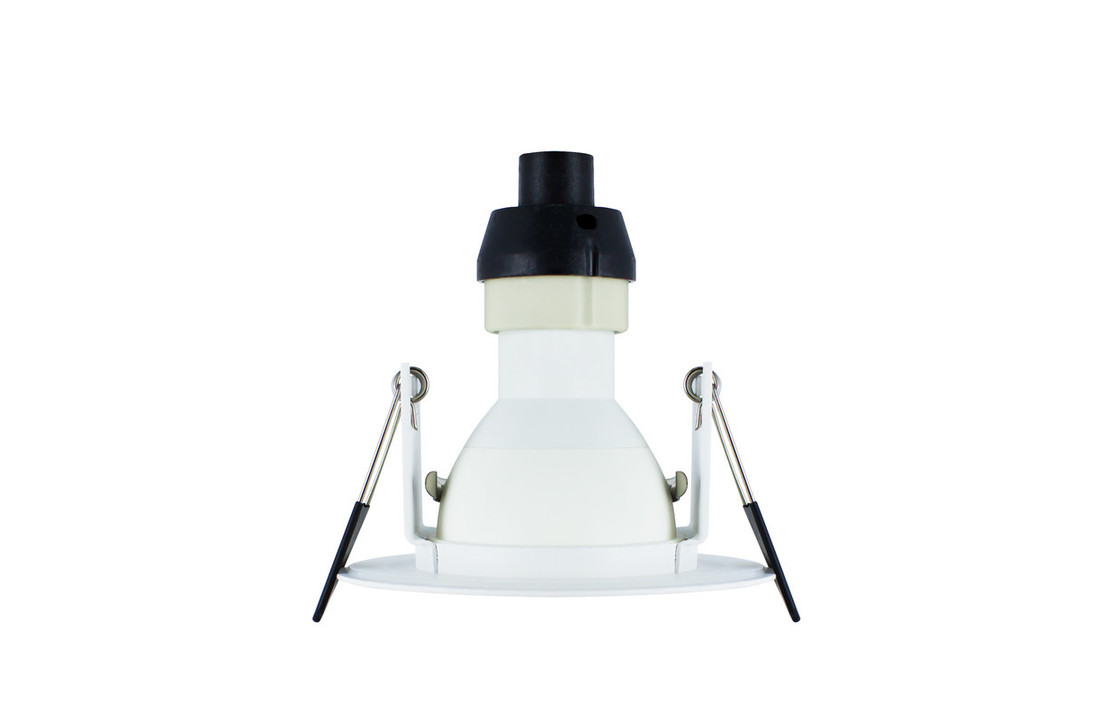 Dimbare IP65 LED inbouwspot - Baris- Mat wit - Brandwerend