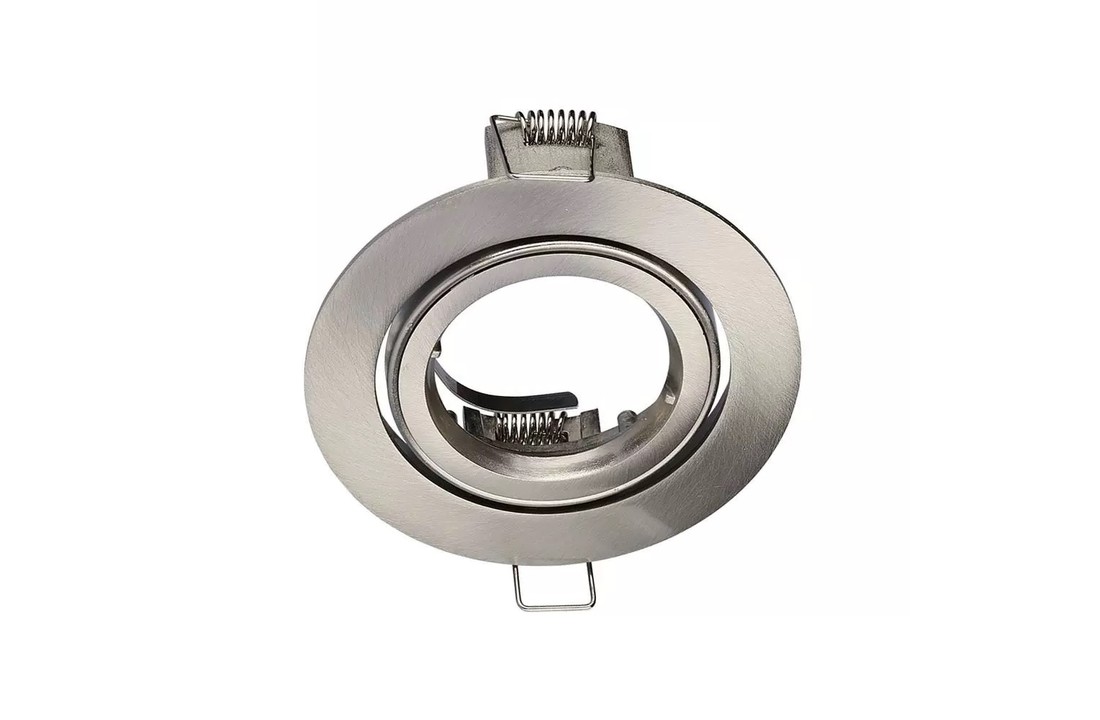 LED Inbouwspot Tobias - Dimbaar - Satin Metallic - Kantelbaar