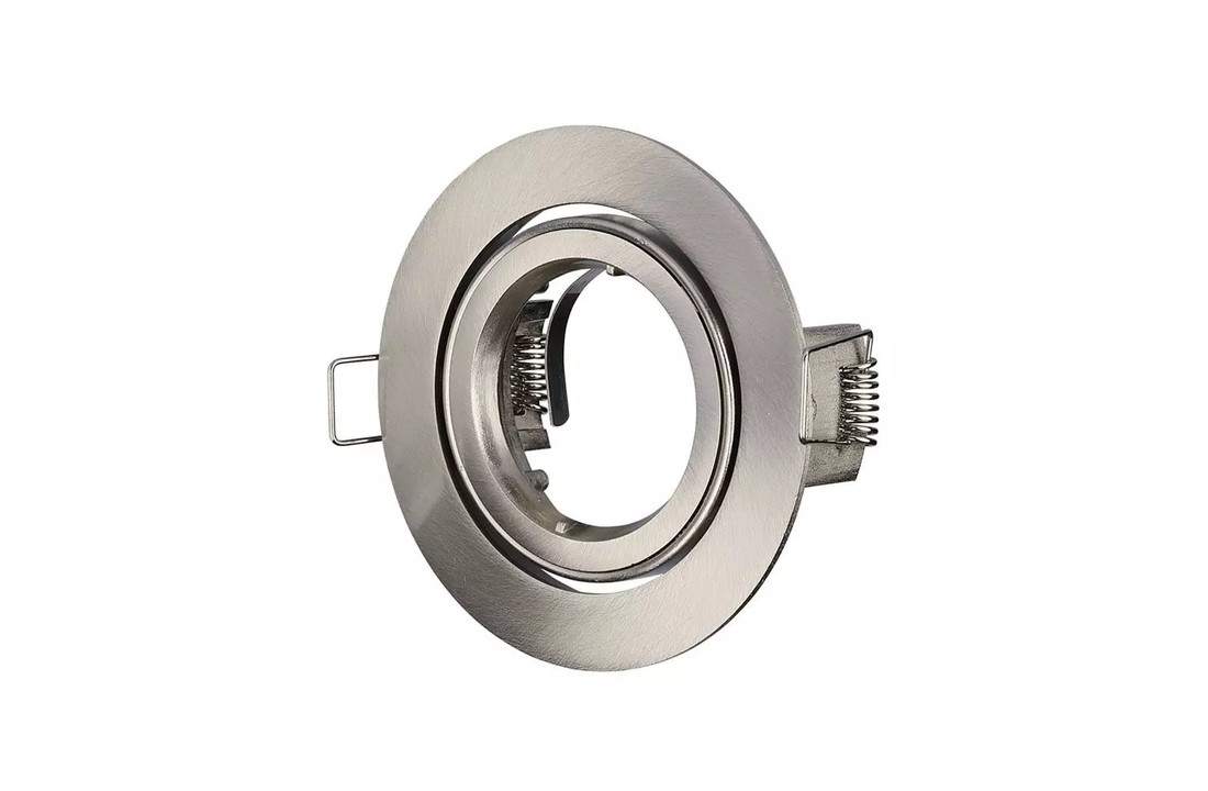 LED Inbouwspot Tobias - Dimbaar - Satin Metallic - Kantelbaar