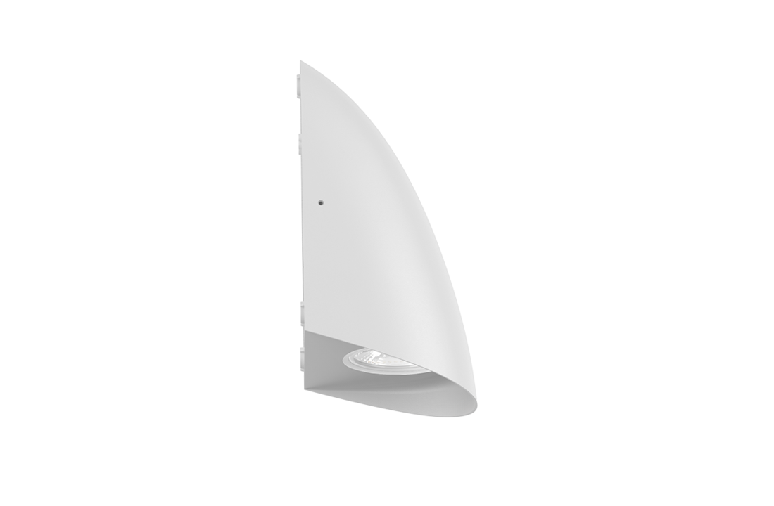 Dimbare LED Wandlamp Daphnis - Mat Wit - Dimbaar - Tri - Color - IP65