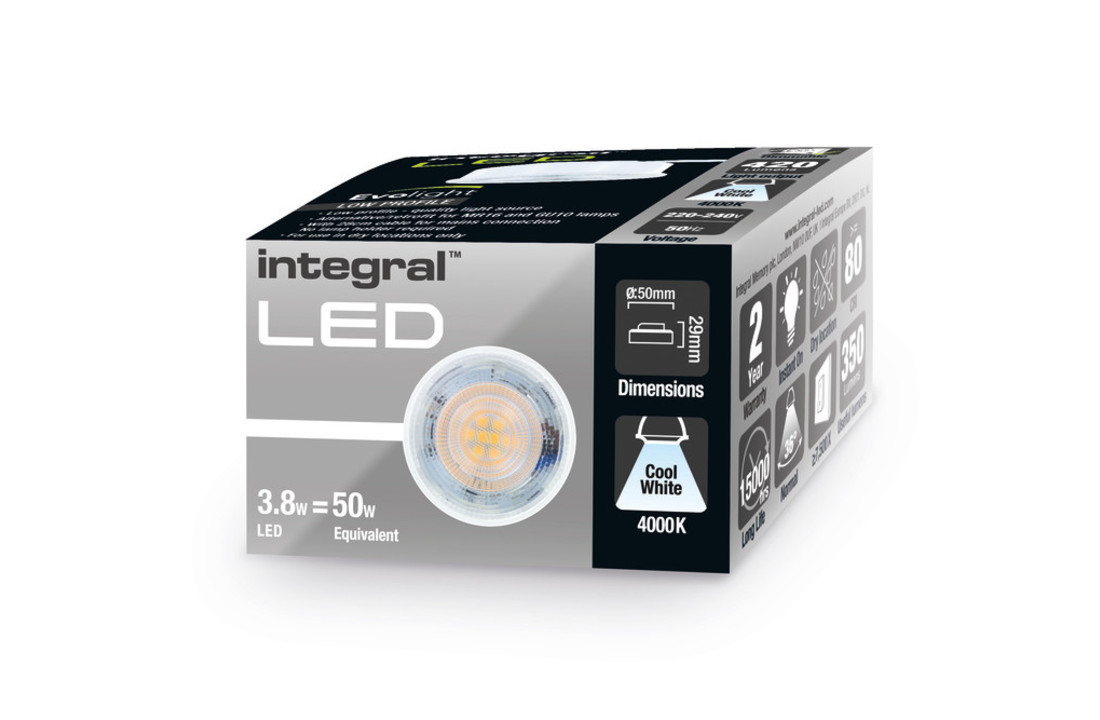 Dimbare Mini Led Spot Module - 3,8 watt - 4000K - Neutraal Wit