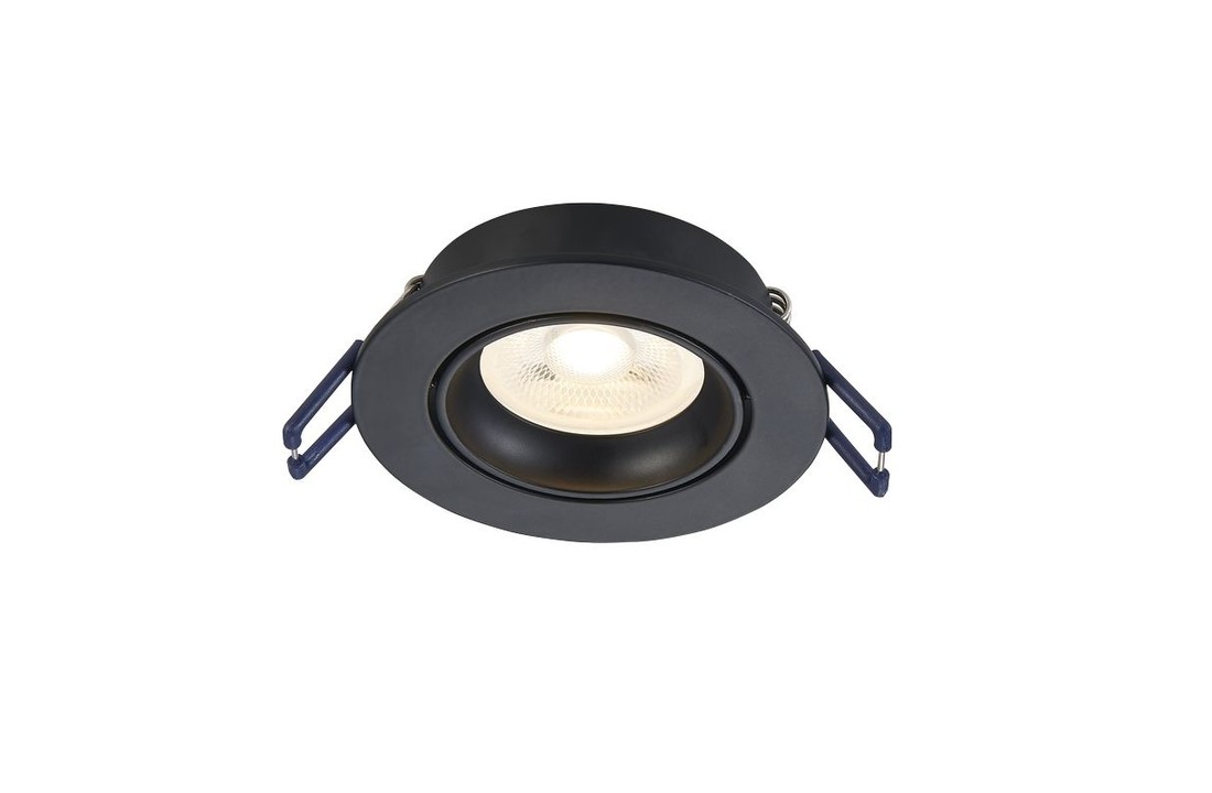 Platte Inbouwspot - Aurora - Dimbaar - Luxe Design - Mat Zwart