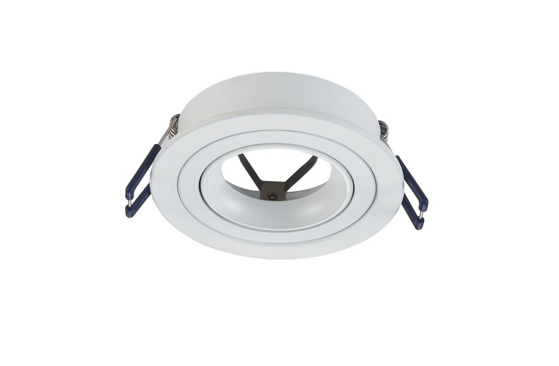 Platte Inbouwspot - Baldr - Dimbaar - Luxe Design - Mat wit