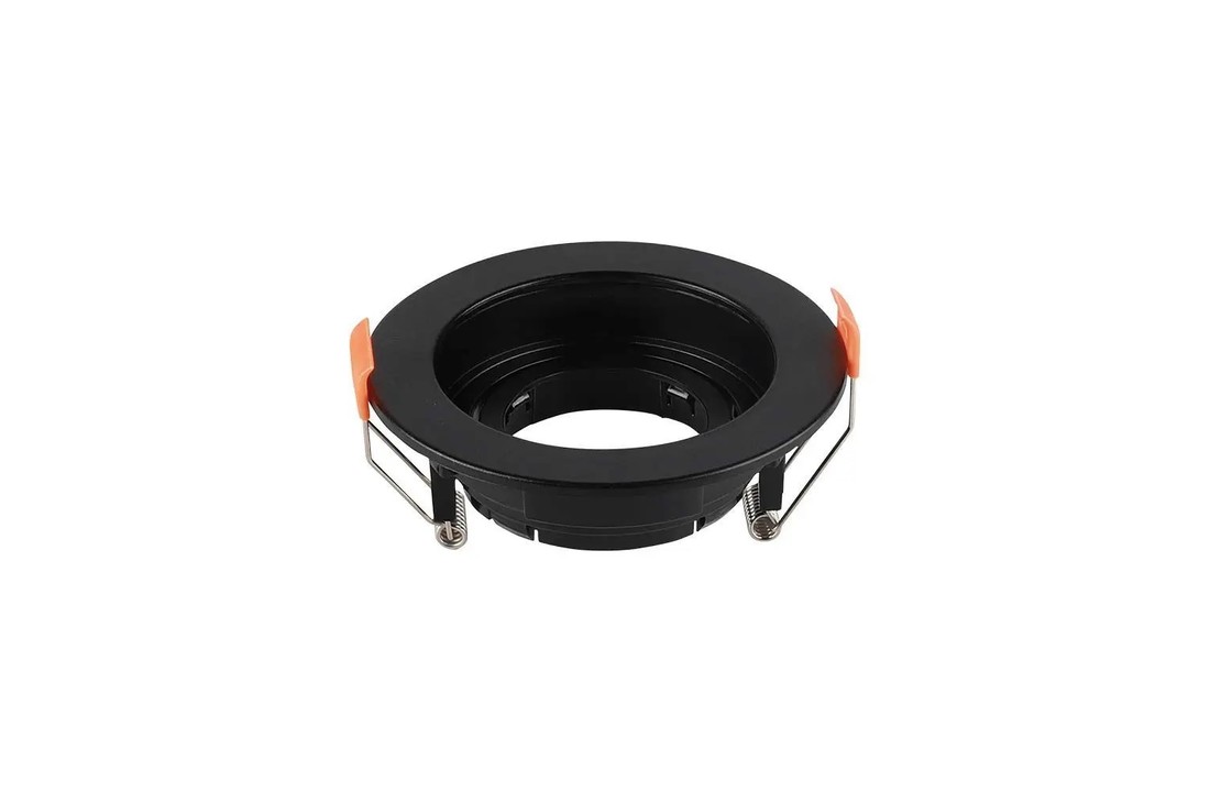 Sheffield IP20 GU10 Armatuur - Mat Zwart - Verdiept