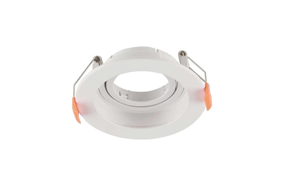 Sheffield IP20 GU10 Armatuur - Mat wit - Verdiept - Rond