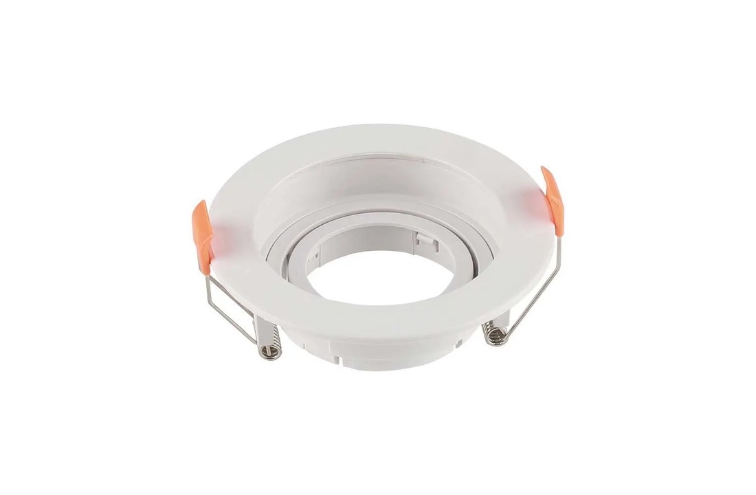 Sheffield IP20 GU10 Armatuur - Mat wit - Verdiept - Rond