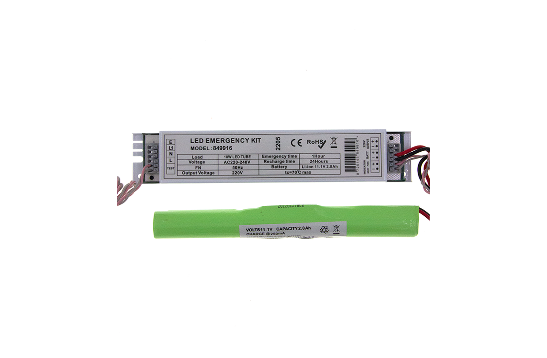 Noodunit voor Led Buizen