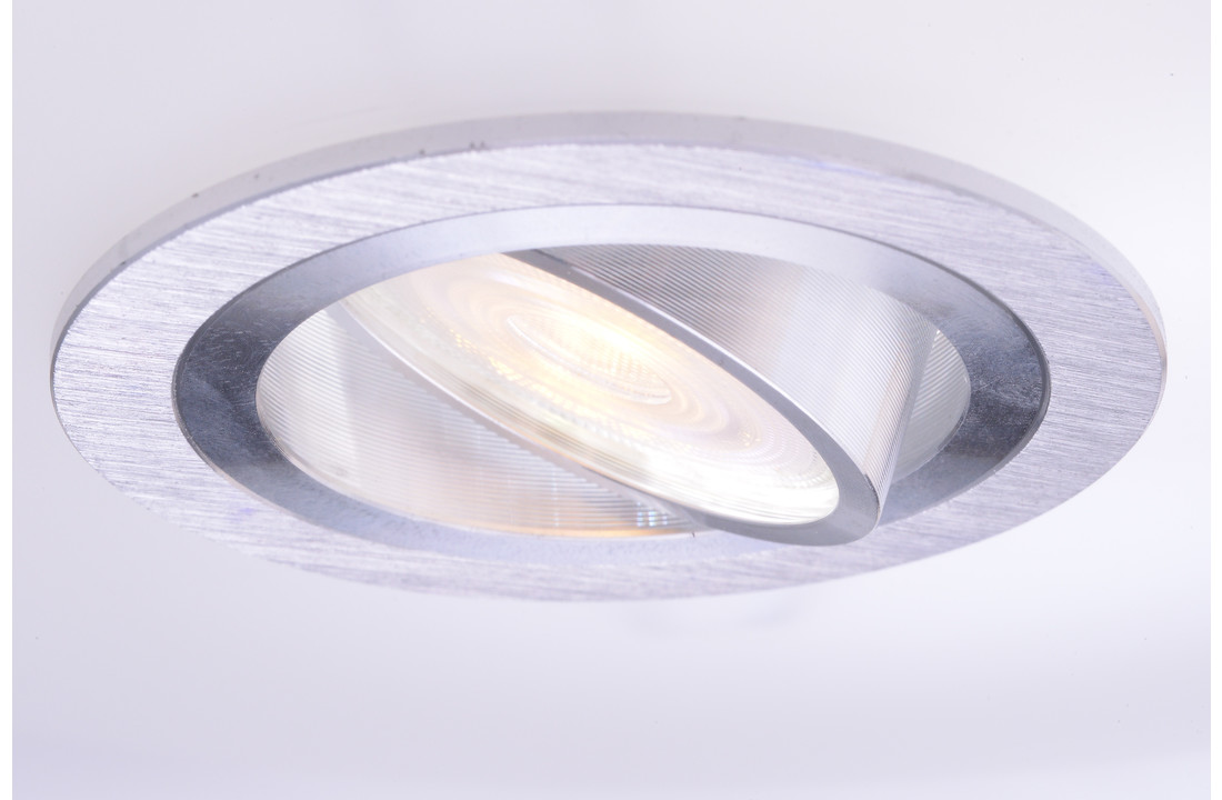Lucas GU10 Armatuur - IP20 - Kantelbaar - Aluminium
