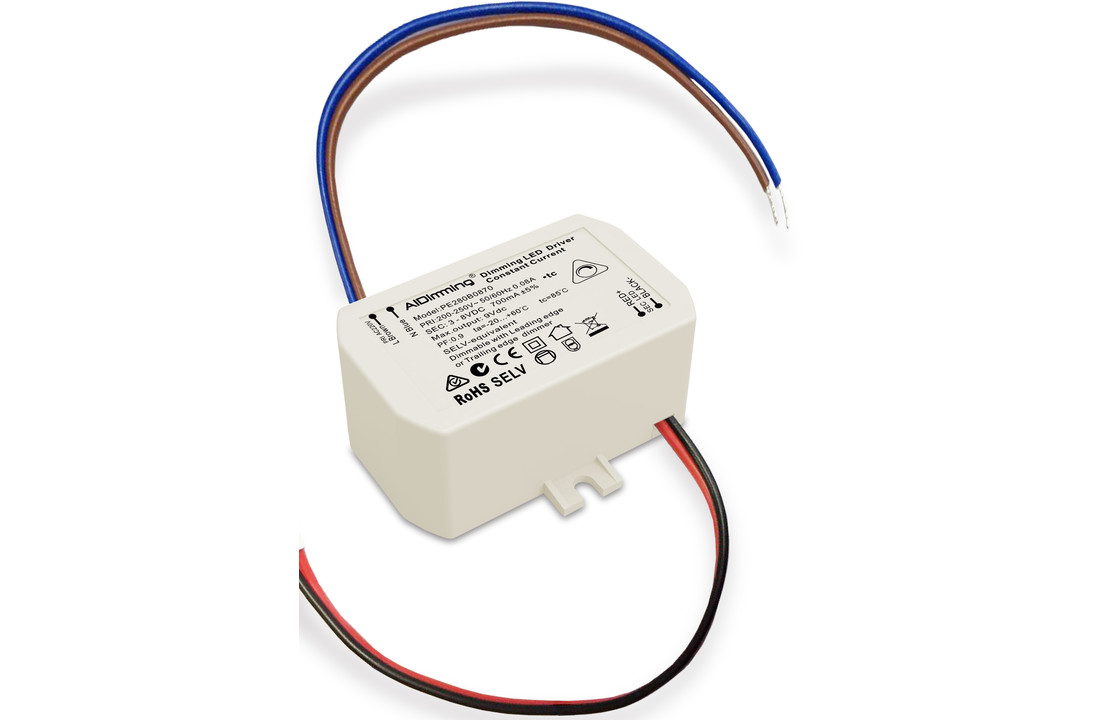 Mini LED Inbouwspot Edo - Mat Wit - 6 watt - Dim to Warm - 18 mm inbouwdiepte