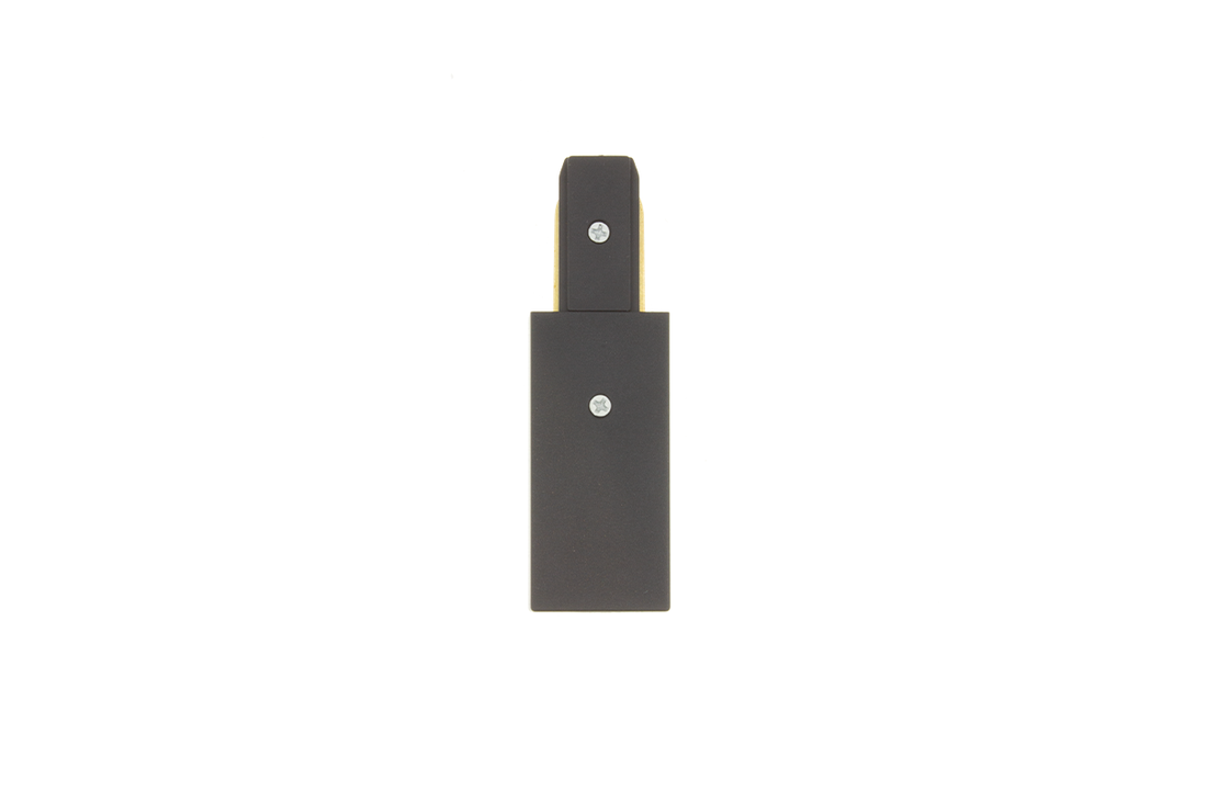 1-FASE RAIL POWER CONNECTOR - ZWART
