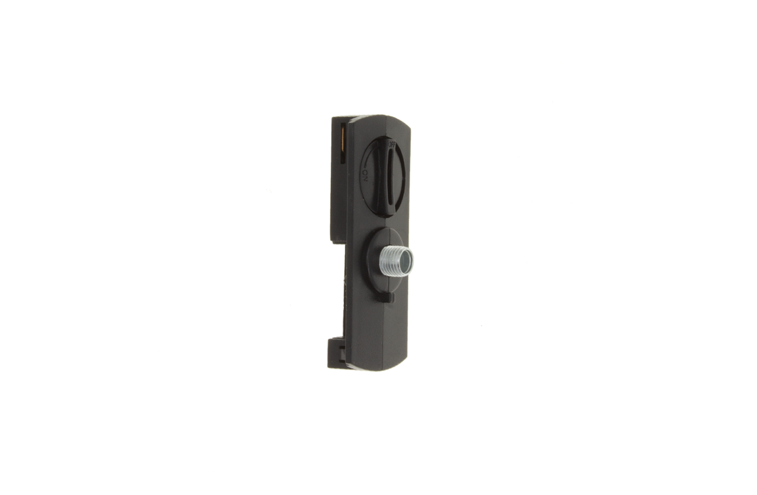 1-FASE RAIL SQUARE ADAPTER - ZWART