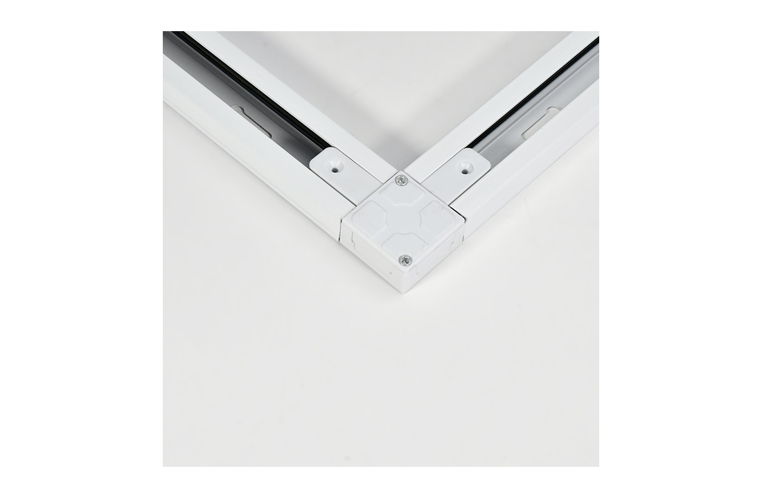 1-FASE RAIL L-VORM CONNECTOR - WIT