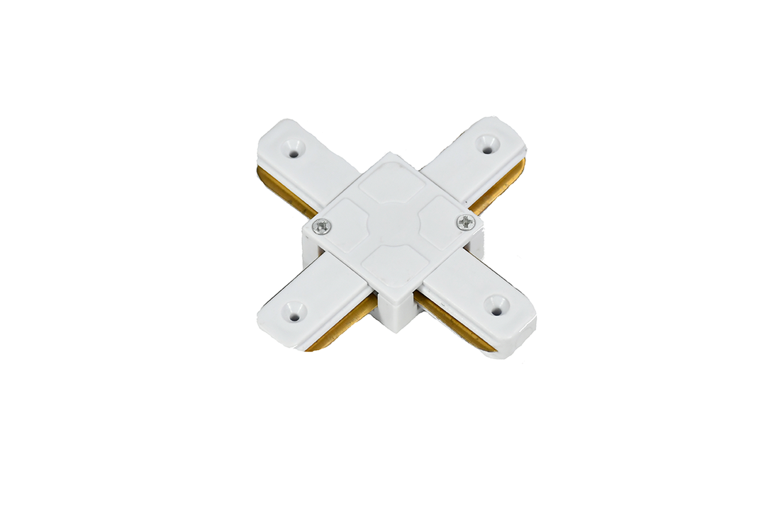 1-FASE RAIL X-VORM CONNECTOR - WIT