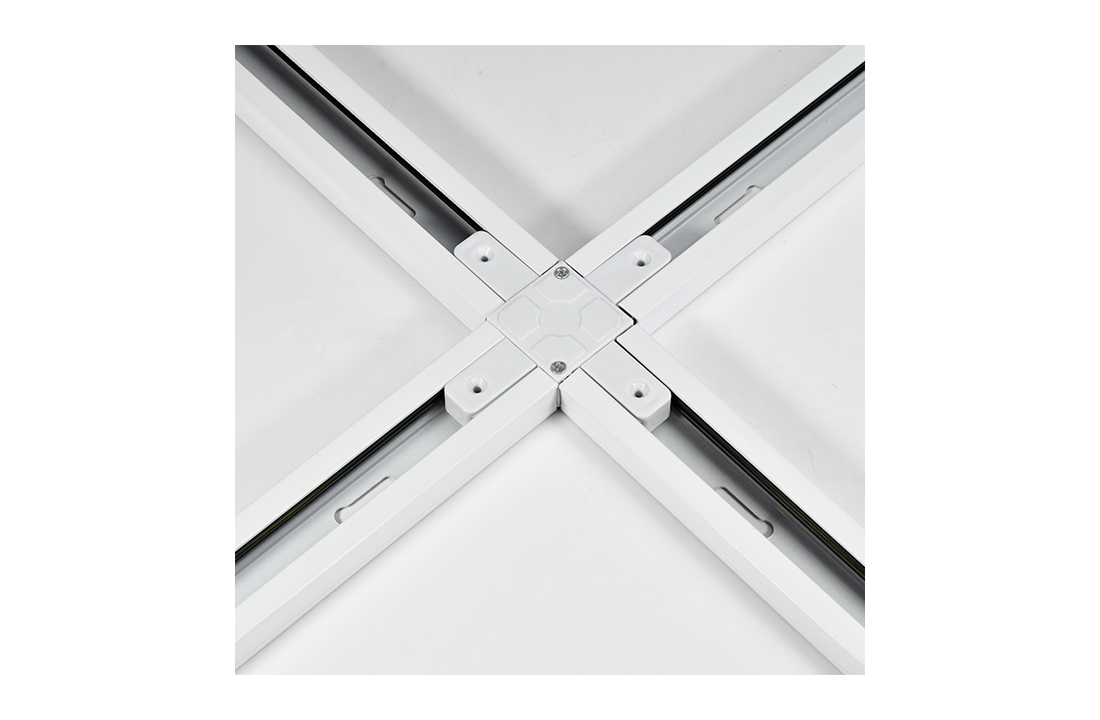 1-FASE RAIL X-VORM CONNECTOR - WIT