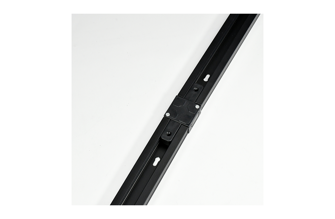 1-FASE RAIL I-VORM CONNECTOR - ZWART