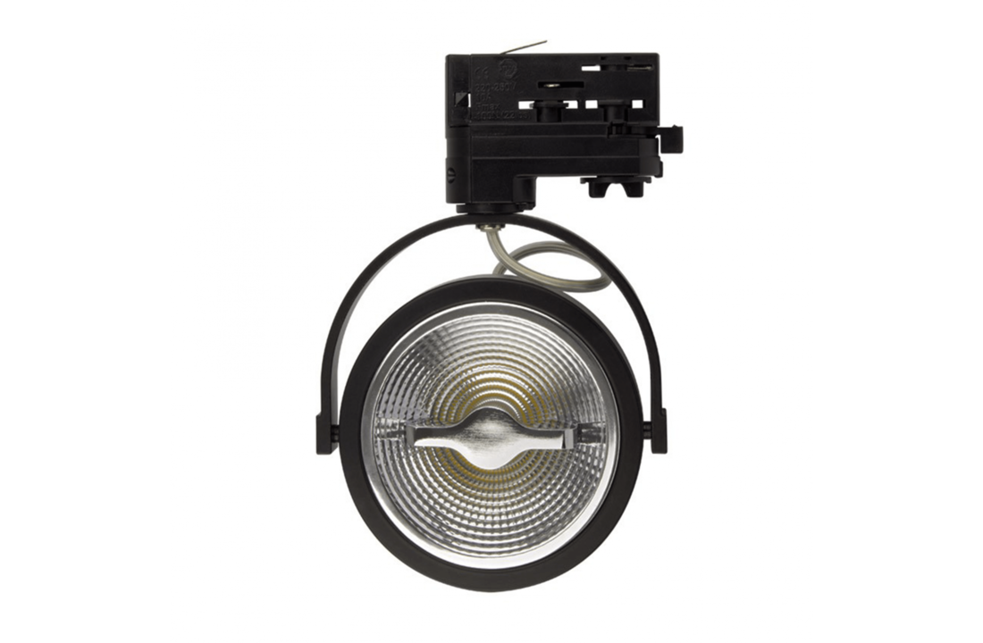 3-Fase Railspot zwart - 12W - 45° - CRI>92 - Dim to warm