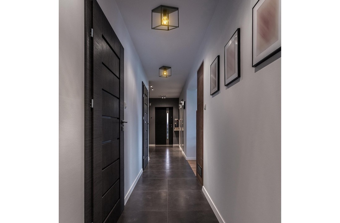 Plafondlamp zwart | Incl.Lichtbron | E27 fitting | 4W | 320lm | 2400k