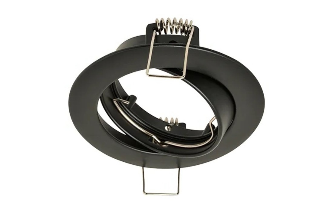 Led Spot Rhodos - Mat Zwart - Kantelbaar - Dimbaar