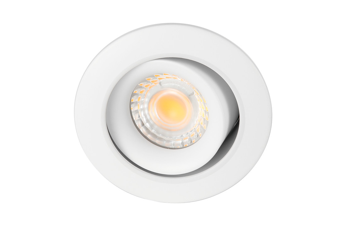 Mini LED Inbouwspot Luuk - Mat Wit - Dim to Warm - 20mm Inbouwdiepte