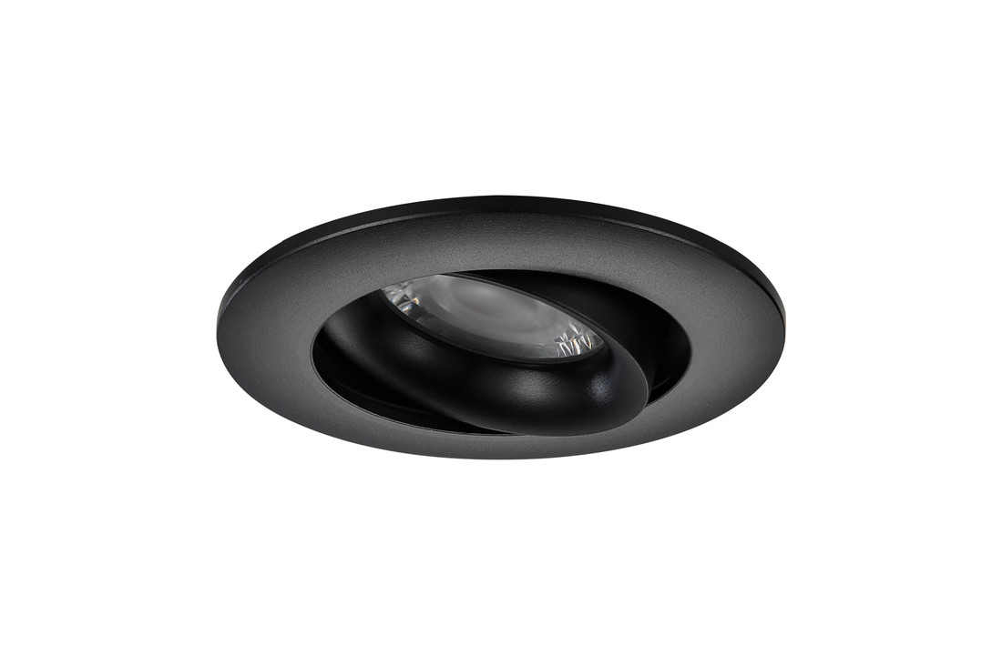 Mini LED Inbouwspot Cosmo - Zwart - Dim to Warm - 20mm - inbouwdiepte