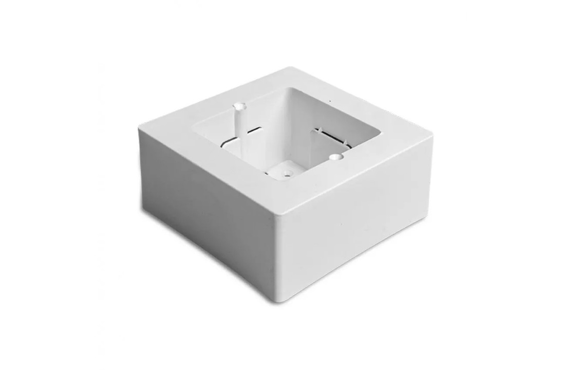 Universele opbouw aansluitdoos enkel | 92x92x42mm