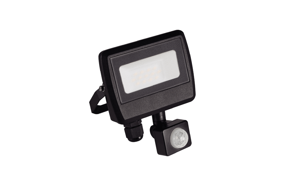 Led breedstraler Jamal - 10W - 1000 lumen - IP65 Waterdicht - Sensor
