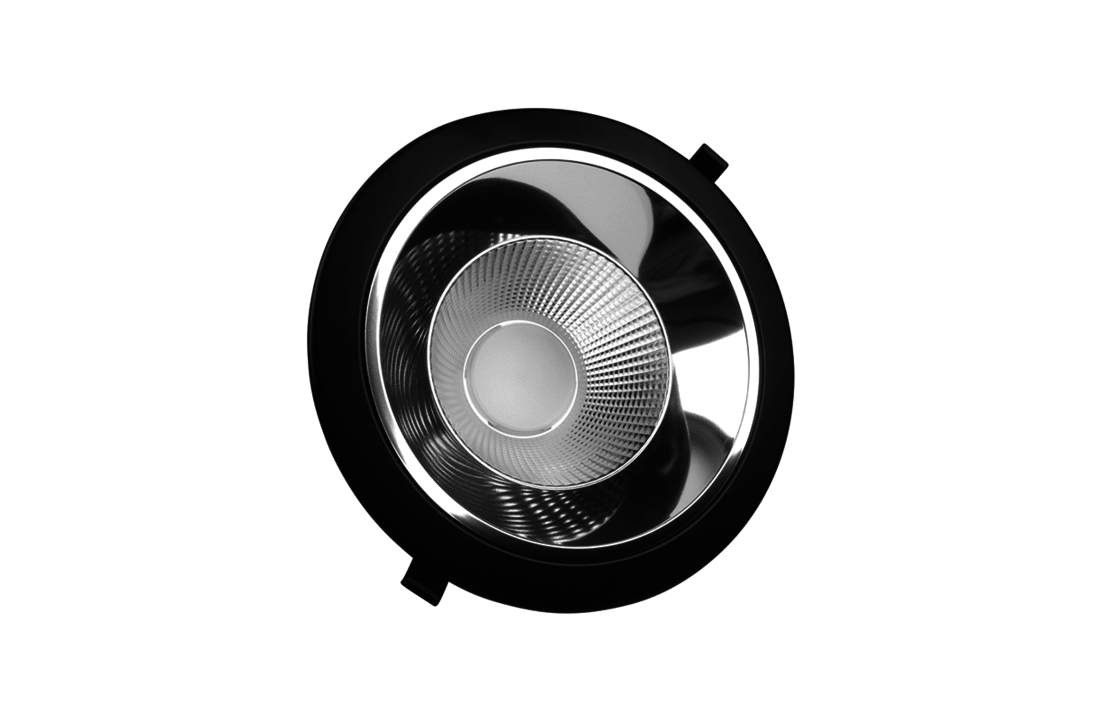 LED Downlight Reflector - Tri Color - 20 Watt - Zaagmaat Ø195MM - Zwart