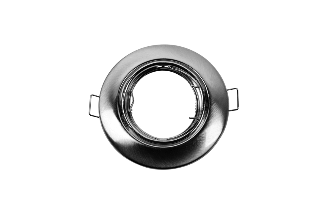 GU10 Armatuur Istrië - IP20 - Geborsteld aluminium - Kantelbaar - Budget-Line