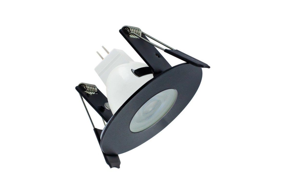 Brandwerende Led Spot Hola - Zwart - 45/55MM Zaagmaat - IP65