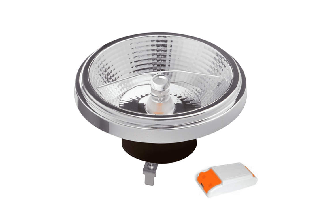 Led AR111 G53 spot | Dim to Warm | 12w | 45° | Zwart