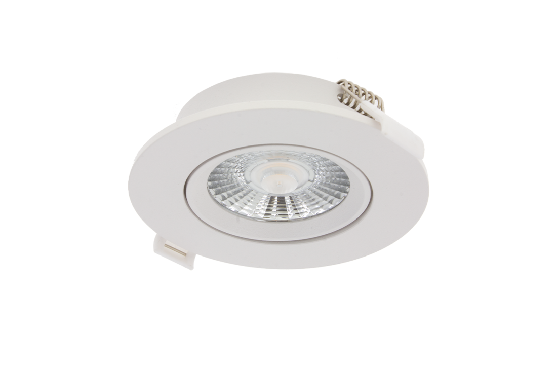Led Inbouwspot Janus - 6 watt - Dim to Warm - Hoge Kwaliteit - Mat Wit