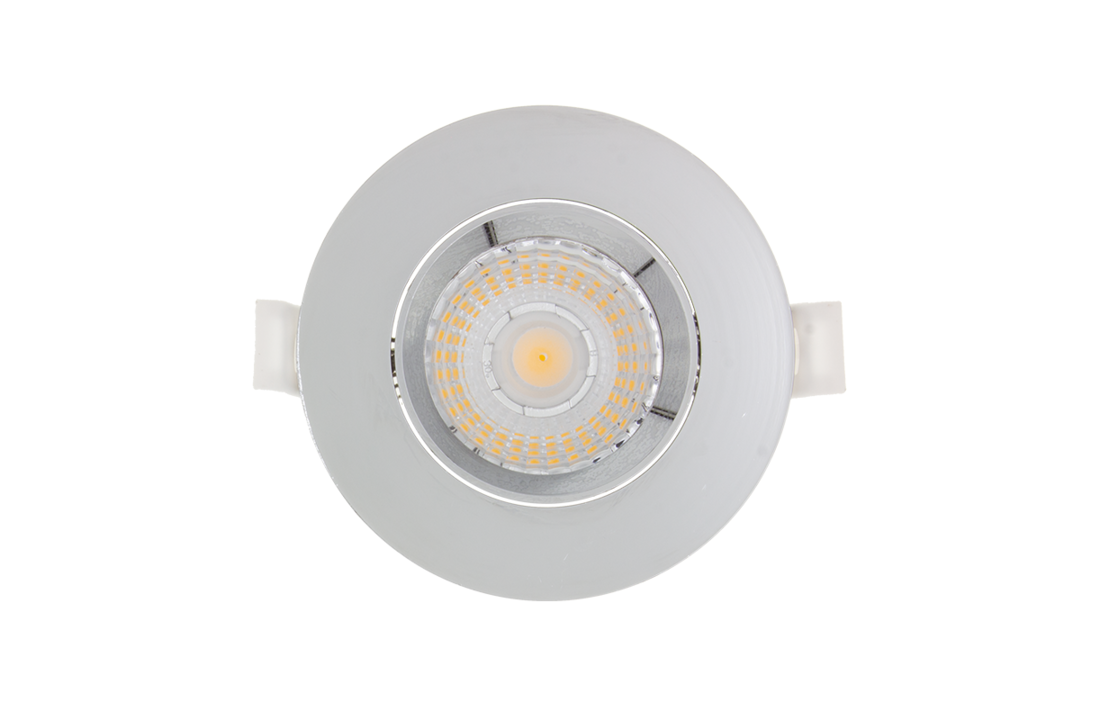 Led Inbouwspot Janus - 6 watt - Dim to Warm - Hoge Kwaliteit - Chroom