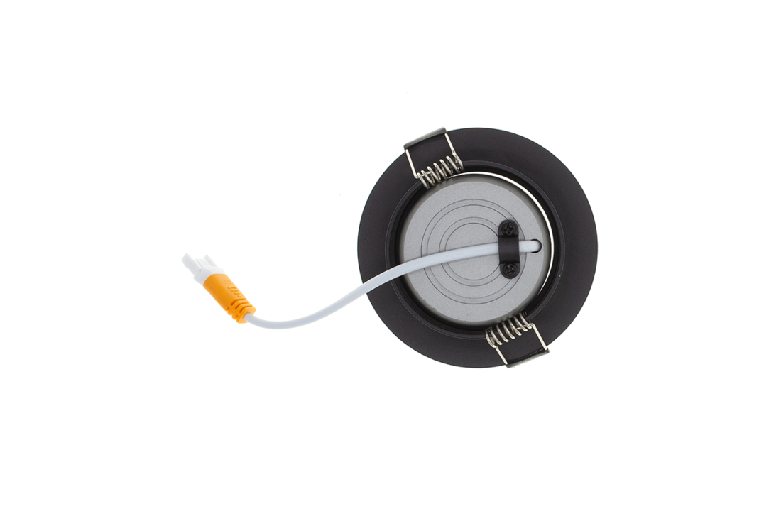 Led Inbouwspot Janus - 6 watt - Dim to Warm - Hoge Kwaliteit - Mat Zwart