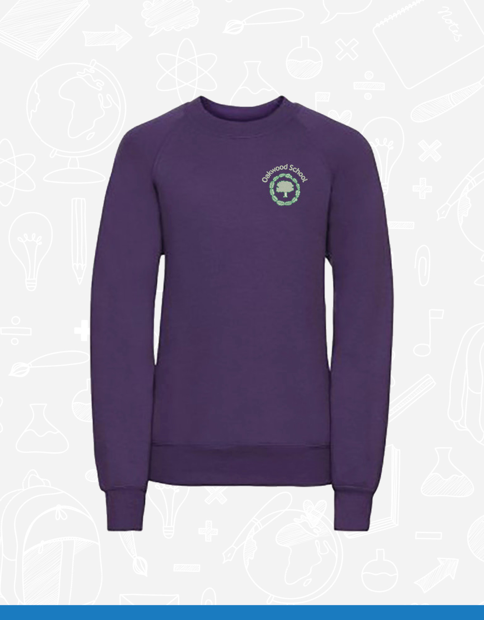 Jerzees Oakwood School Sweatshirt (762B)