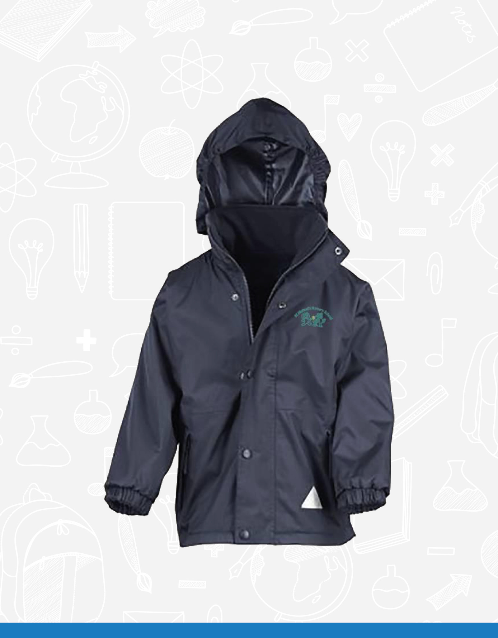 St Michaels Nursery Result Reversible Jacket (RS160B) - The