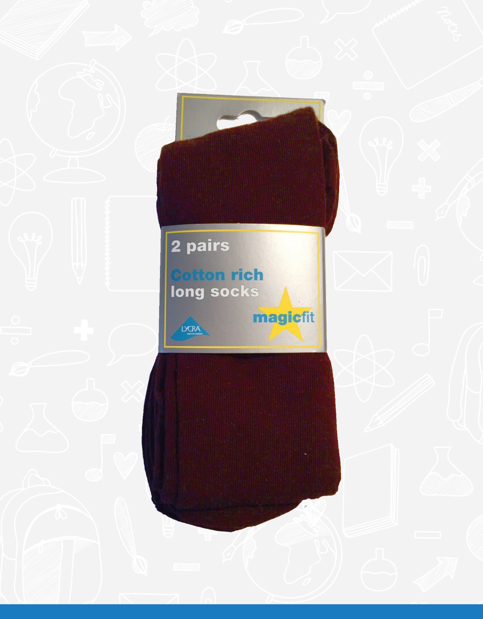 MagicFit Long Socks (2 Pack) (15/WI/2)