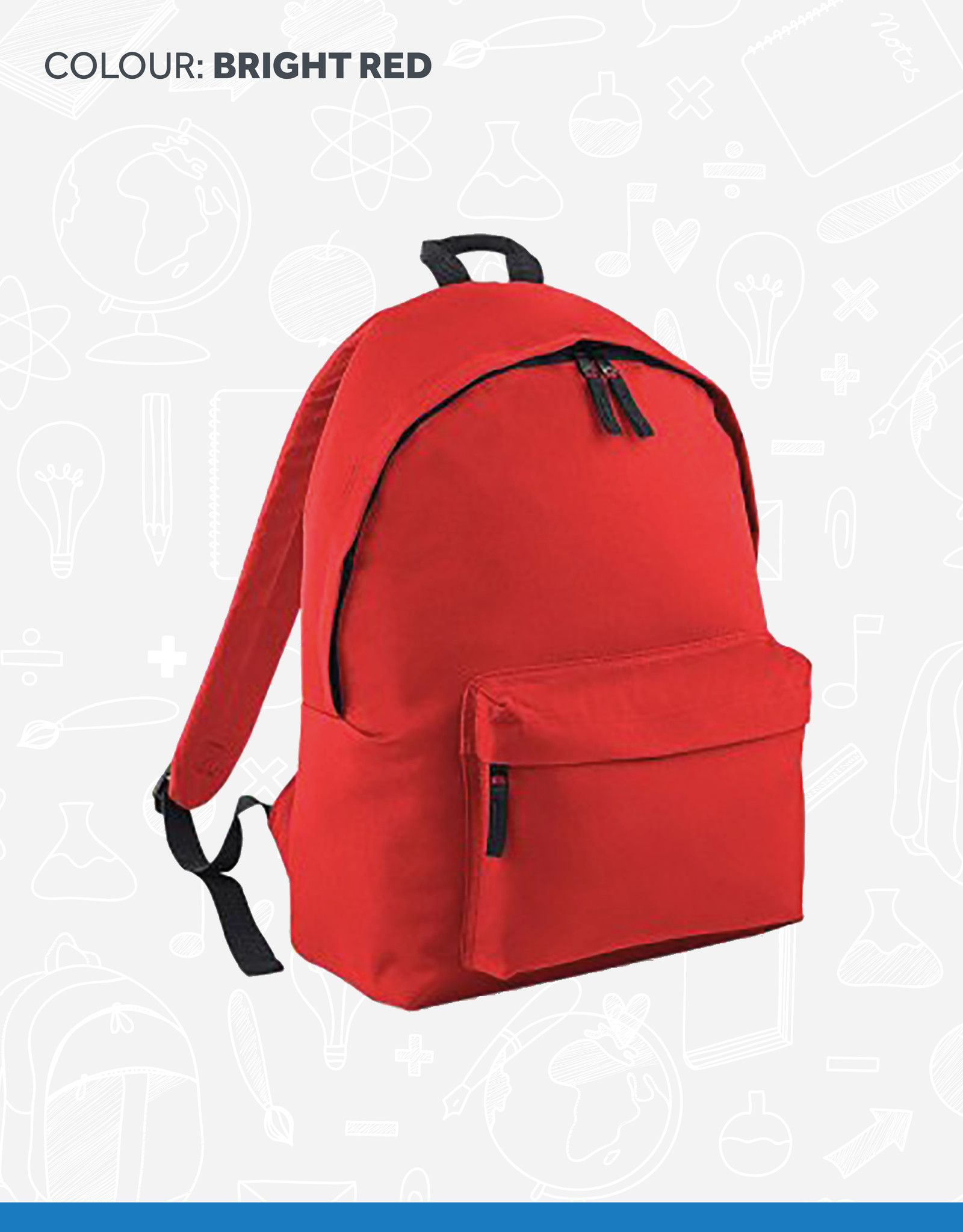 mens red backpack