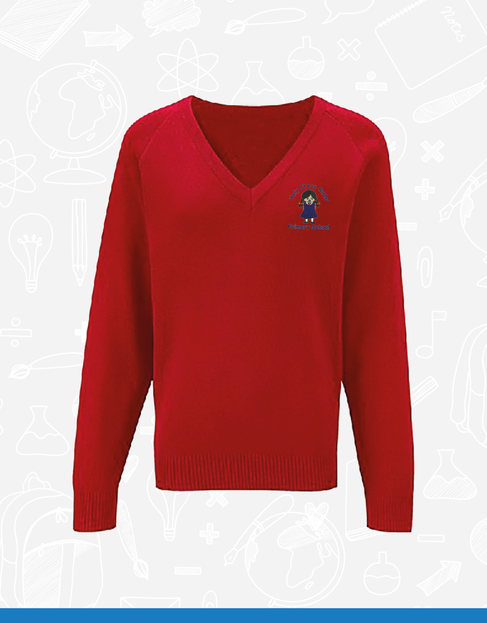 Holy Cross Girls Primary V-Neck - The 