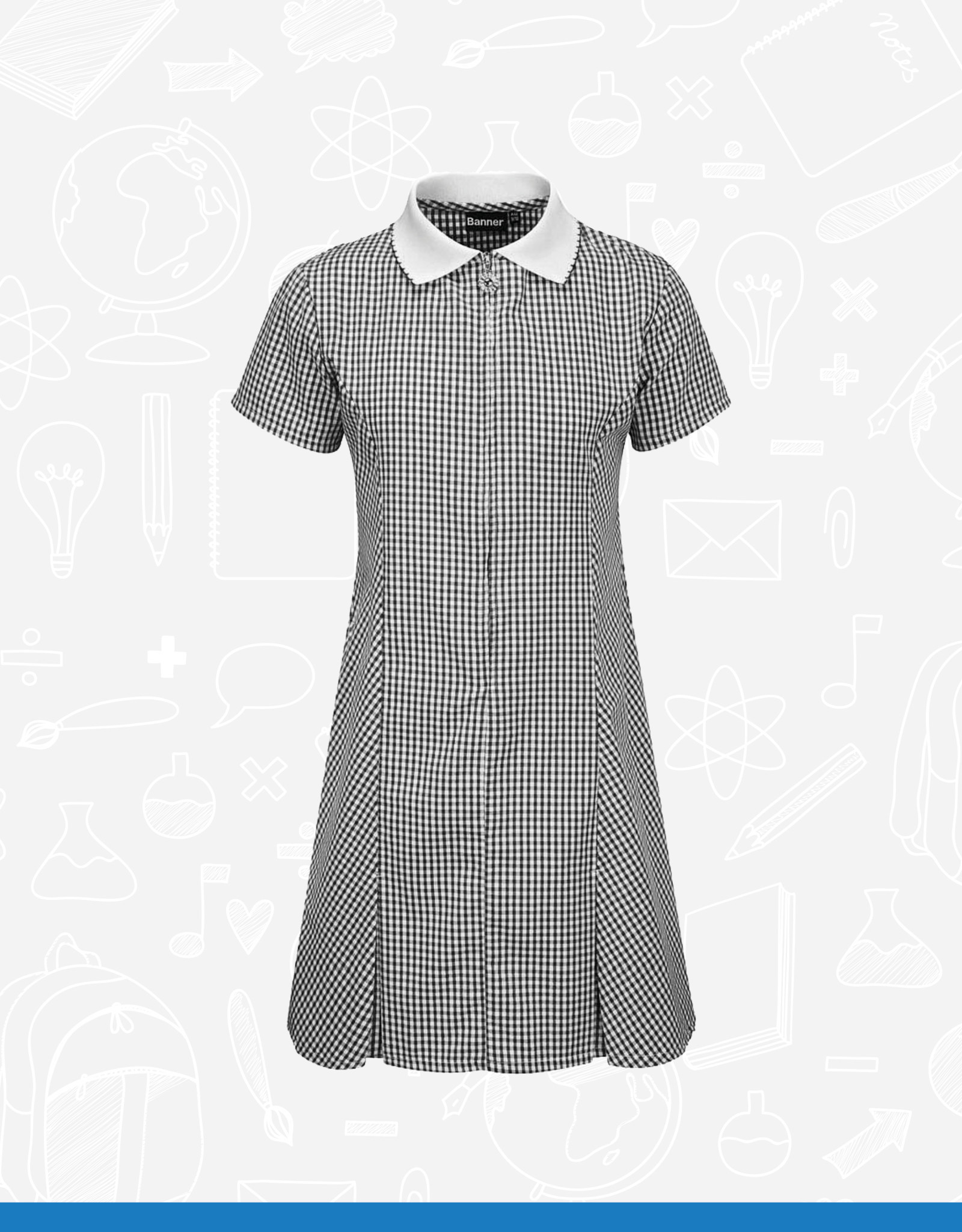 Banner Avon Zip Gingham Dress (913104)