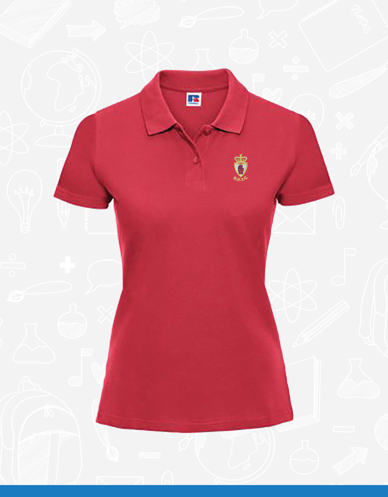 Russell RUYC Ladies Cotton Polo Shirt (569F)