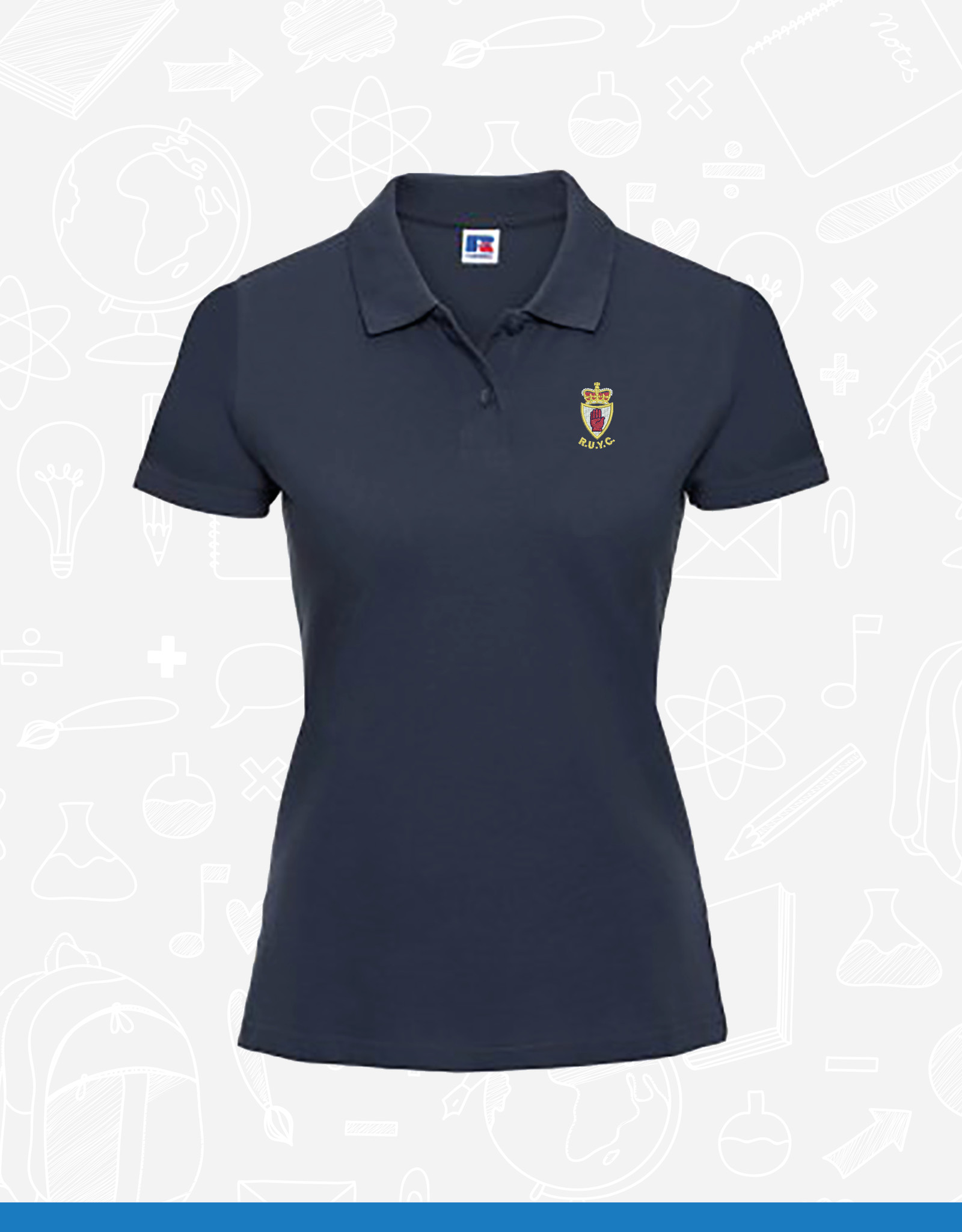 Russell RUYC Ladies Cotton Polo Shirt (569F)