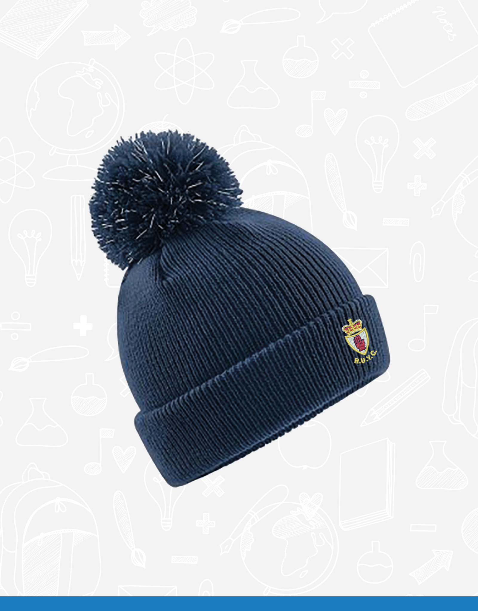 Beechfield RUYC Kids Reflective Bobble Beanie (BB406)