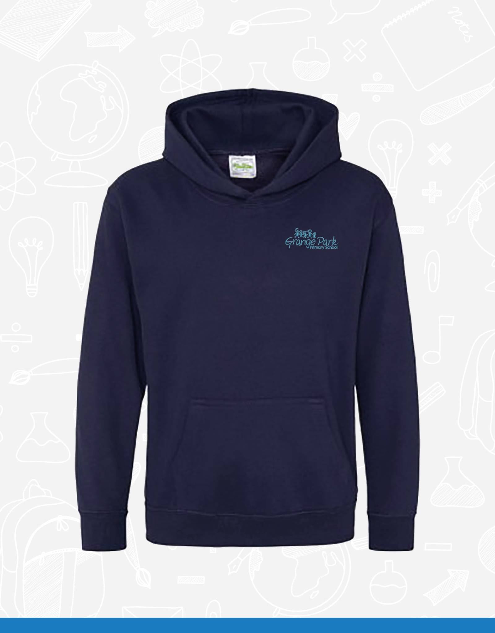 AWDis Grange Park P1-P3 Forest School Hoodie (JH001B)