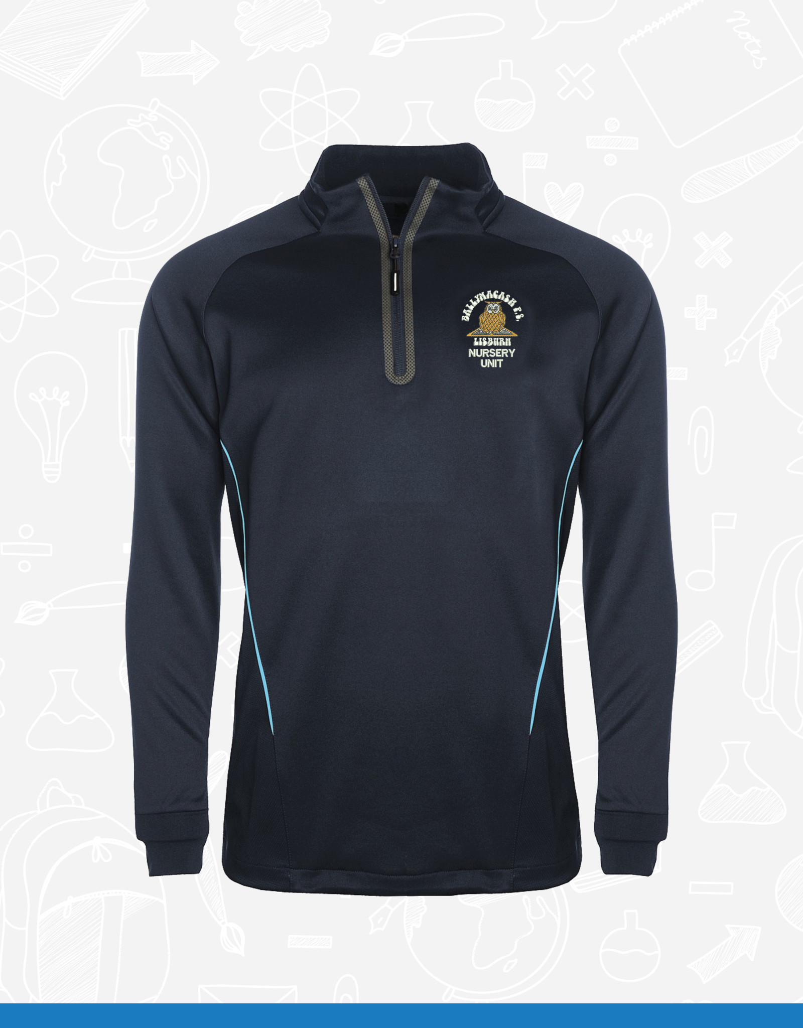 Aptus Ballymacash Nursery Staff 1/4 Zip Top (111891)