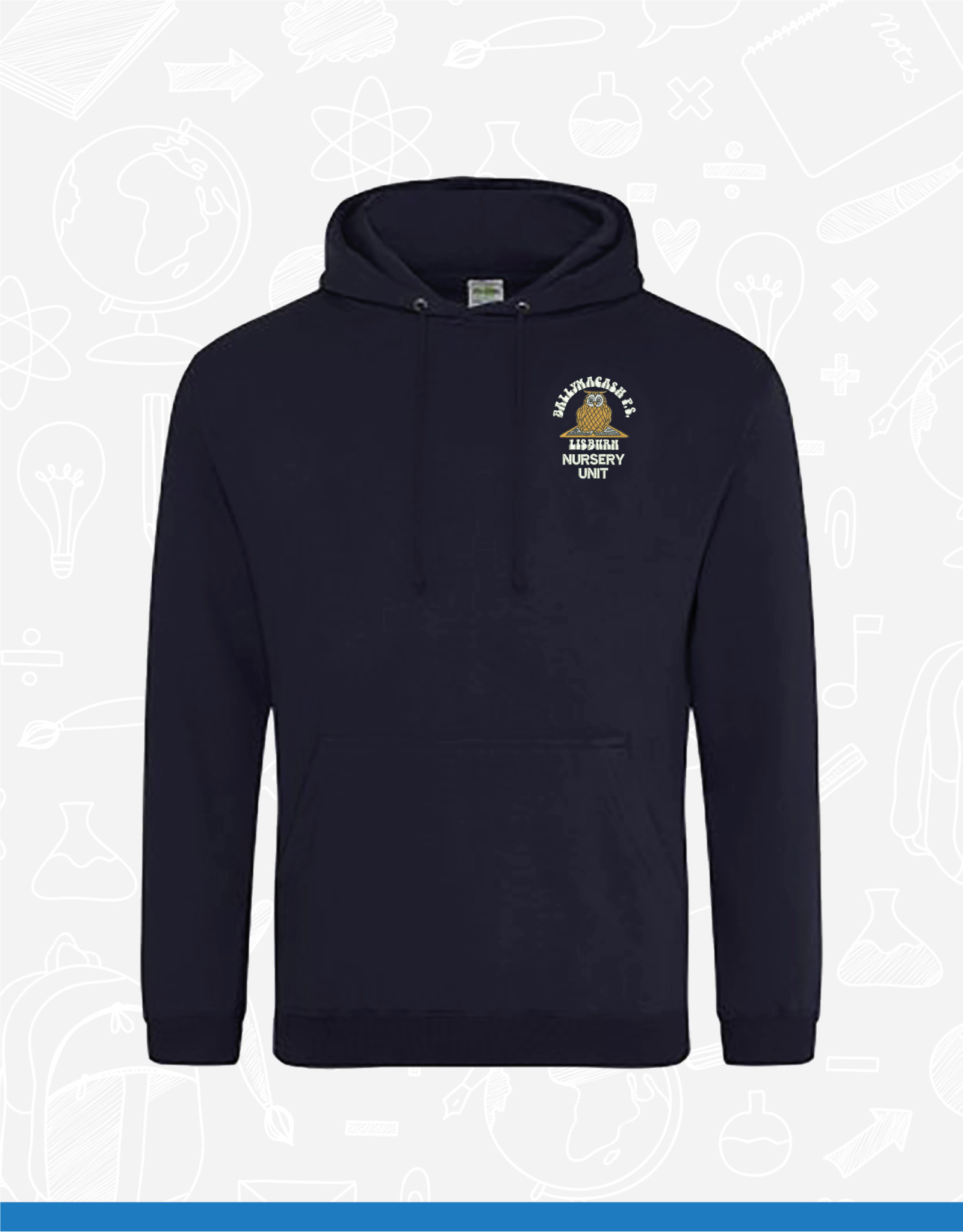 AWDis Ballymacash Nursery Staff Hoodie (JH001)