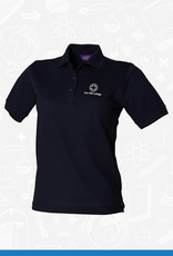 Henbury Iron Mill College - Ladies Navy Polo (H401)