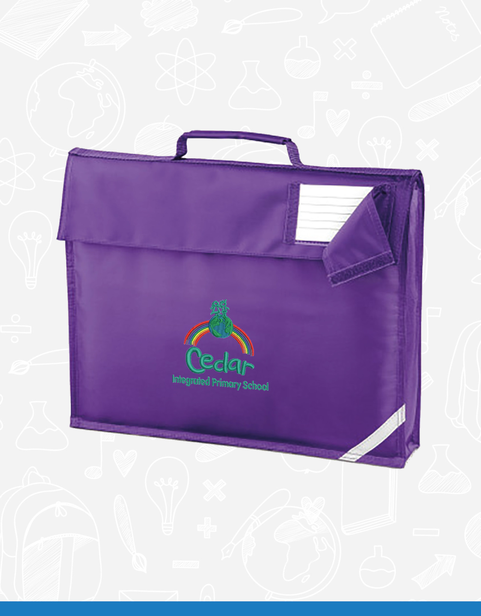 Quadra Cedar IPS Book Bag (QD51)